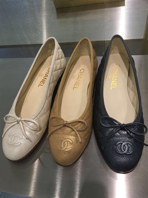 chanel ballet pumps price|Chanel quilted ballet flats.